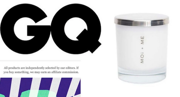 GQ 'Best gifts for Mums that she'll actually want this Christmas' featuring MOi + ME Massage CBD candle